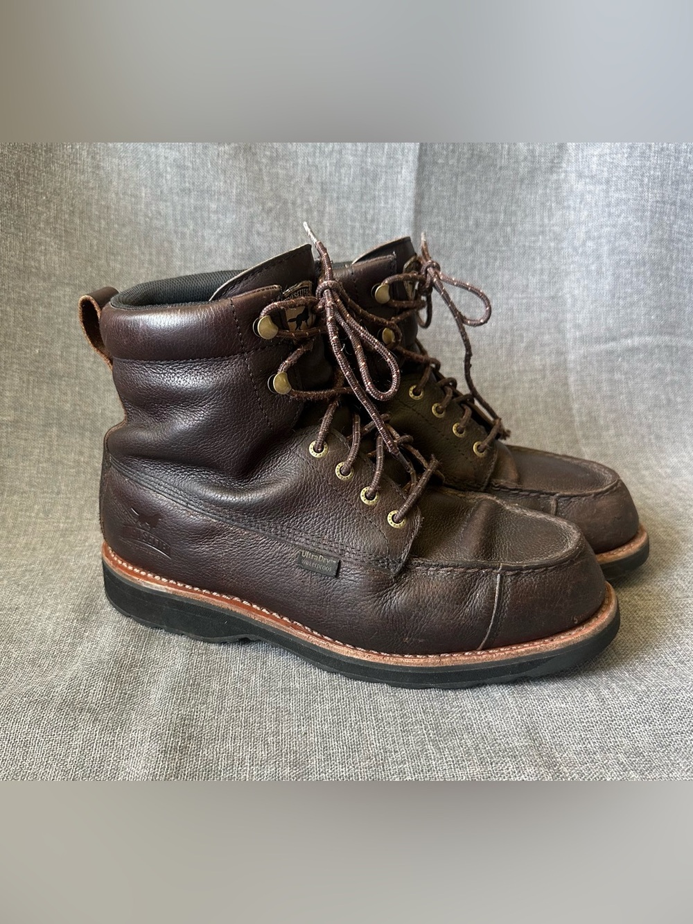 Men’s Irish Setter Wingshooter Waterproof Leather Boots 9.5 wide E2